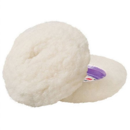 3M 3M Perfect-It Low Lint Wool Compounding Pad, 2PK 7100087039